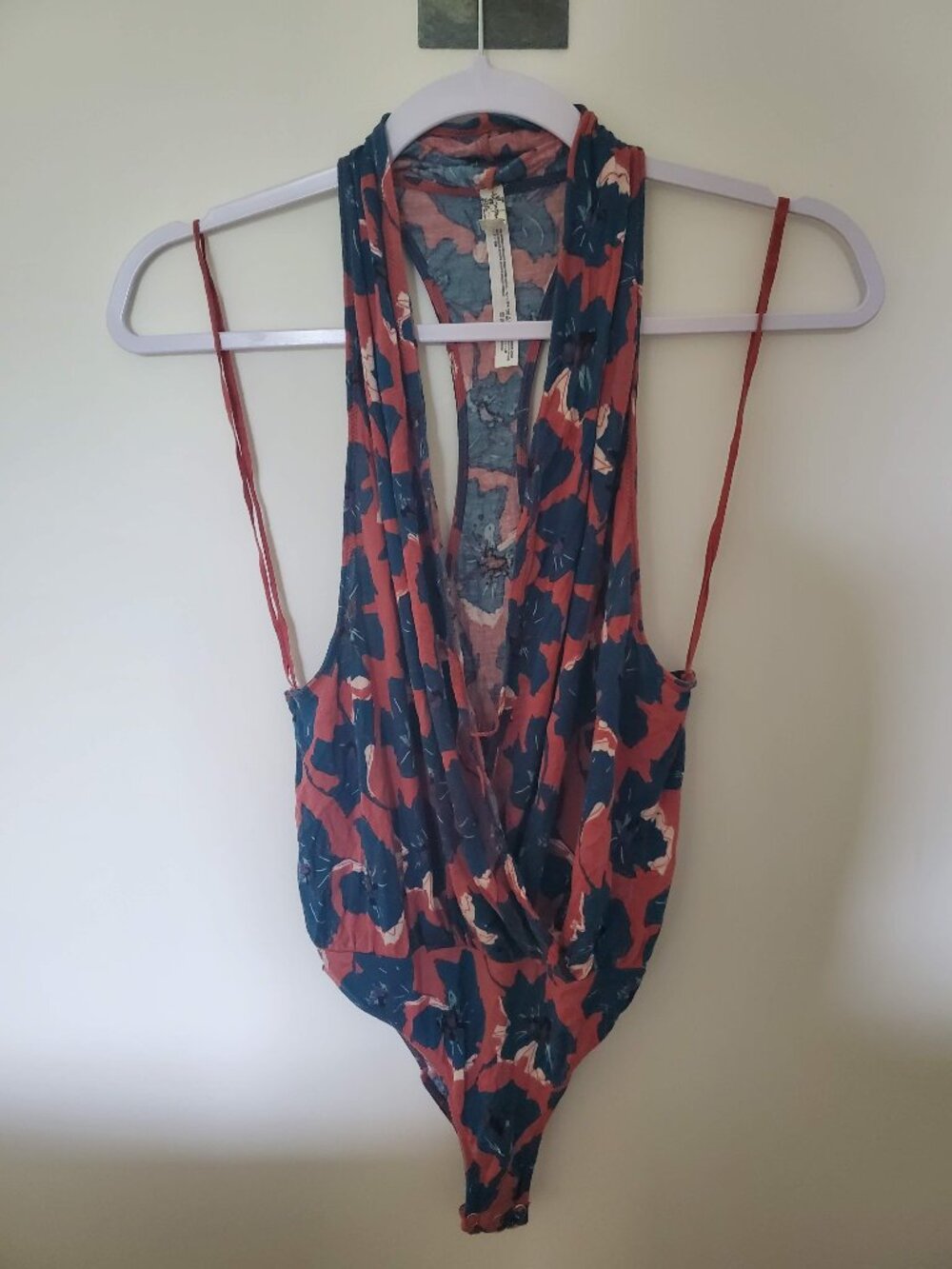 Free People Floral Body Suit